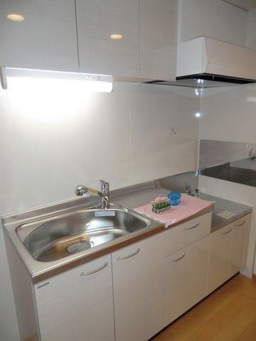 キッチン　2口コンロ設置可　都市ガス