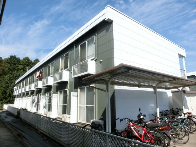 建物外観　嬉しい家具家電付きのお部屋です