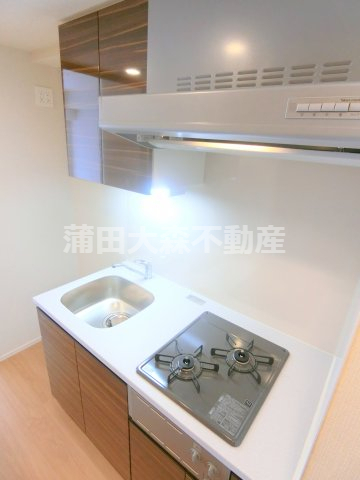 キッチン　2口ガスシステムキッチン