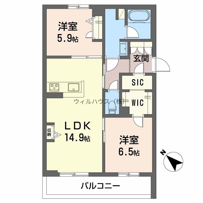 シャーメゾン グラニテの間取り写真