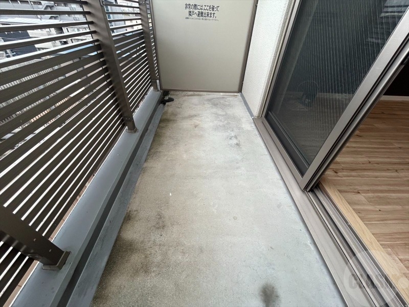 バルコニー　南向きなので日当たり良好です