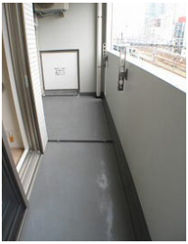 バルコニー　※別部屋の参考写真です。
