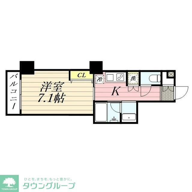 ＪＲ中央線 飯田橋駅 徒歩6分 8階建 築5年の間取り写真