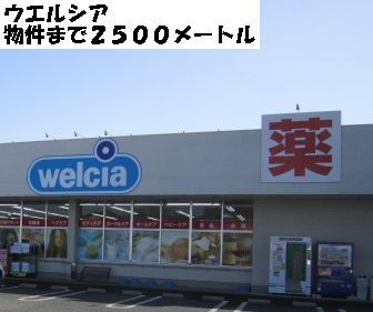 ドラックストア　ウエルシア（ドラッグストア）まで2500m