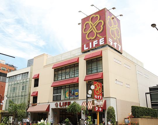 スーパー　ライフ渋谷東店（スーパー）まで524m