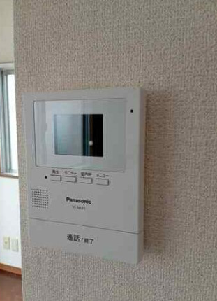 セキュリティ　モニター付きインターホンです