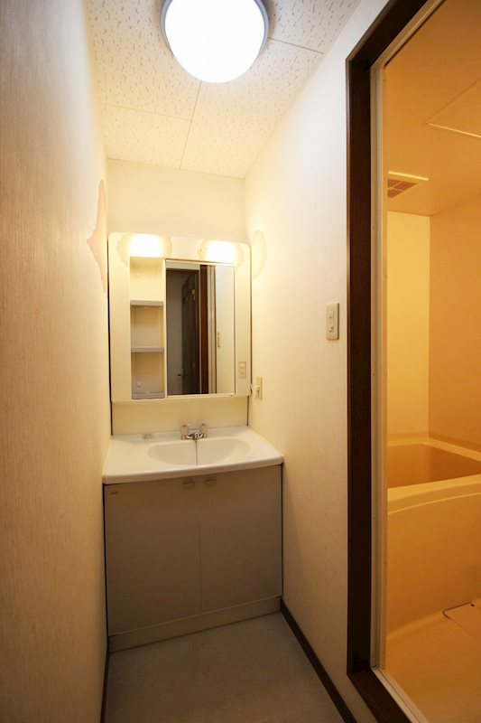 洗面設備　写真は別部屋、現状を優先