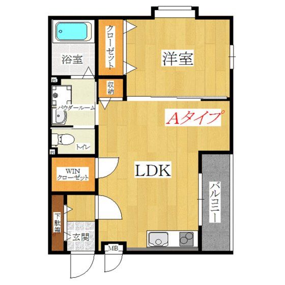 ＪＲ高崎線 熊谷駅 徒歩5分 4階建 築14年の間取り写真