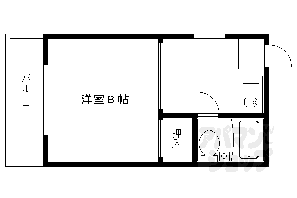 叡山電鉄叡山本線 茶山・京都芸術大学駅 徒歩23分 4階建 築37年の間取り写真
