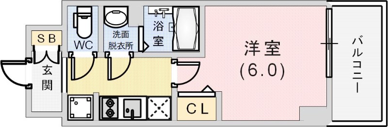 プレサンス兵庫駅前の間取り写真