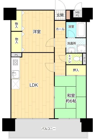 深江67番館の間取り写真
