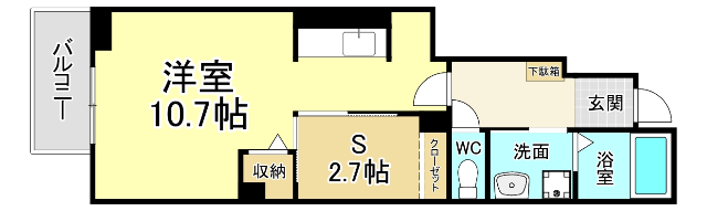 ＪＲ日豊本線 下曽根駅 徒歩15分 2階建 築10年の間取り写真