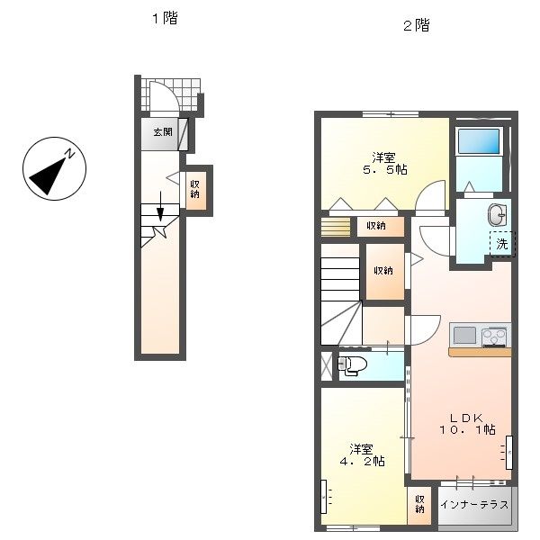 レヴァータの間取り写真