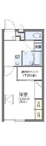 レオパレスキザキIの間取り