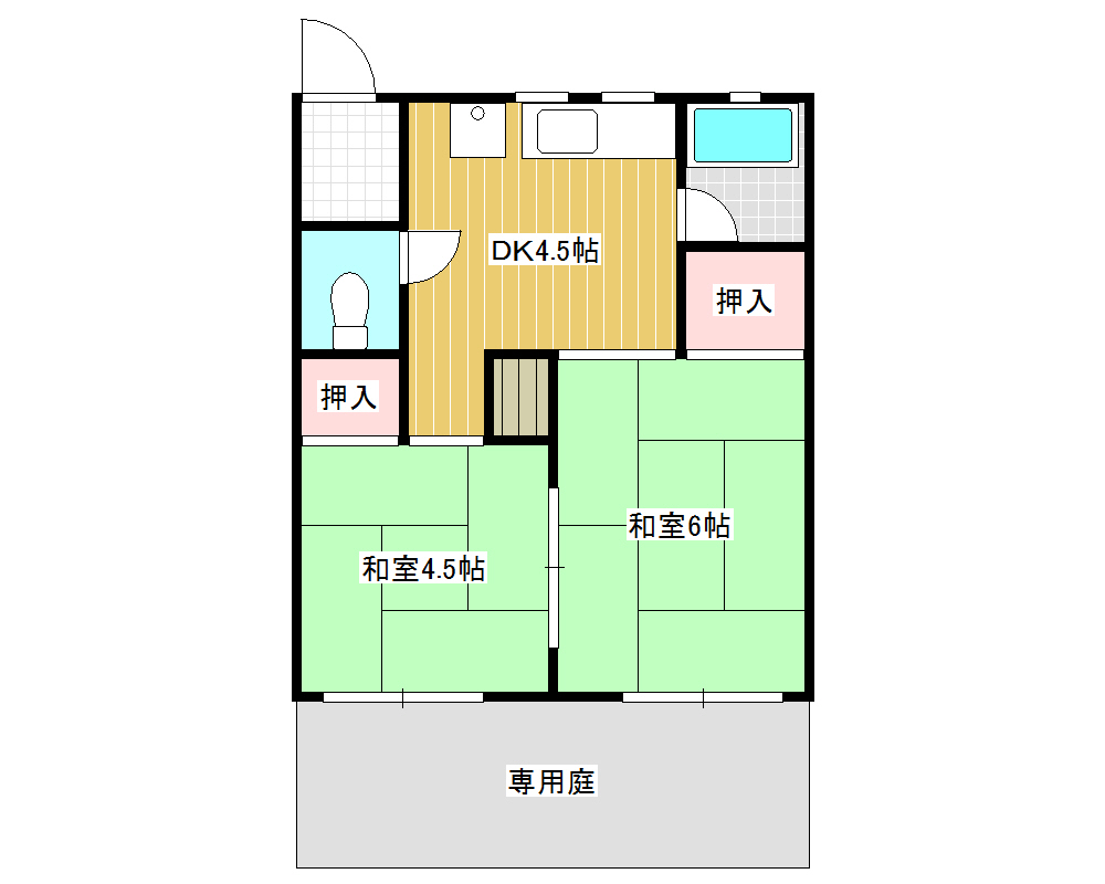 榮アパートの間取り