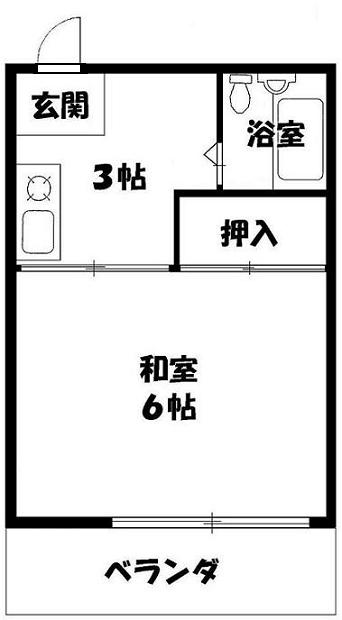 京都市伏見区羽束師菱川町のマンションの間取り