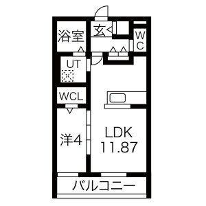 フォンターナ飾磨の間取り