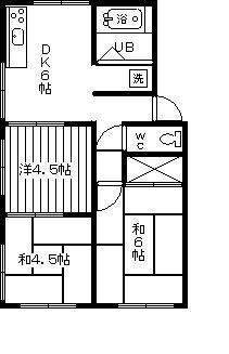 コーポスドウの間取り