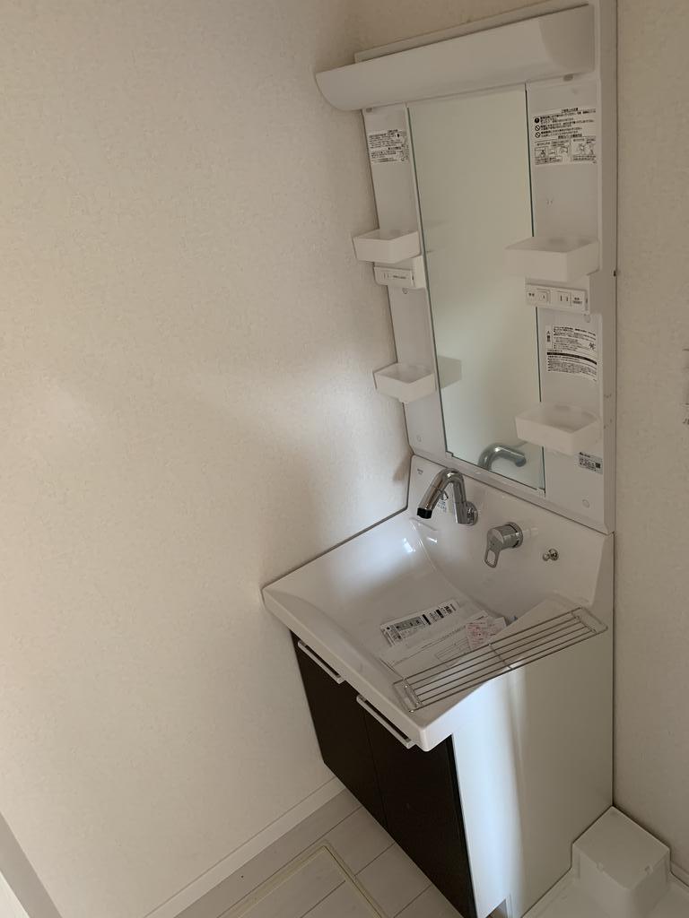 洗面設備　収納バッチリ☆