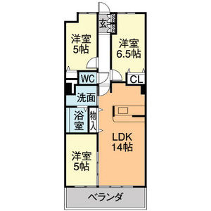 【ベレーサ熱田の間取り】