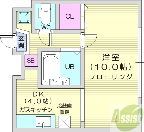 メゾン中島の間取り