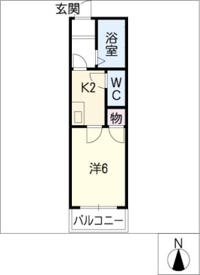 ビバリーハイツ平津の間取り