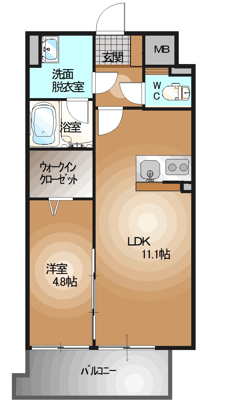 ＰＡＬＭＳ（パームス）の間取り