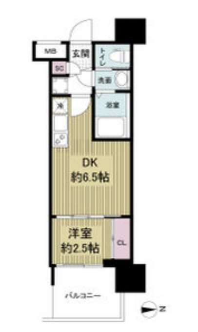 セレニテ中崎町リアンの間取り