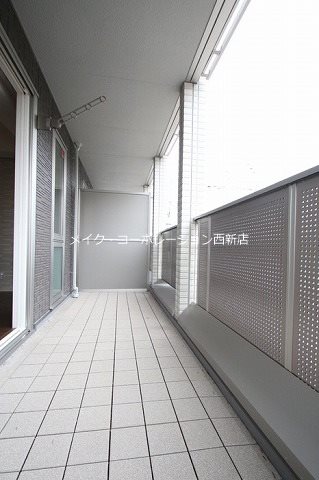 【D-room大濠 弐番館のバルコニー】