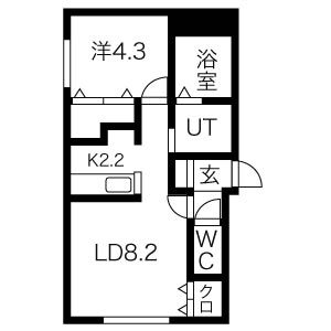 【Parente N18 (パレンテN18)の間取り】