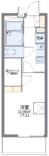 レオパレスオーロラの間取り