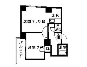 南１西１８ビルの間取り