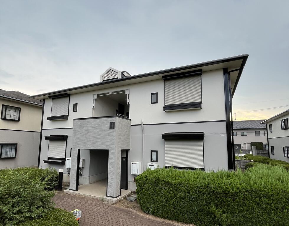 建物外観　外壁塗装工事しました♪♪