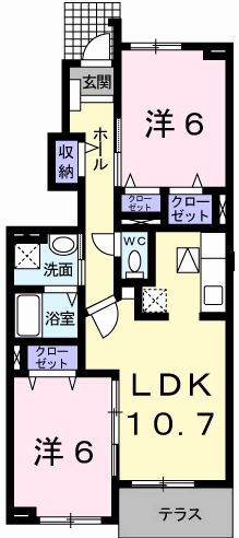 ノースカレントIIIの間取り