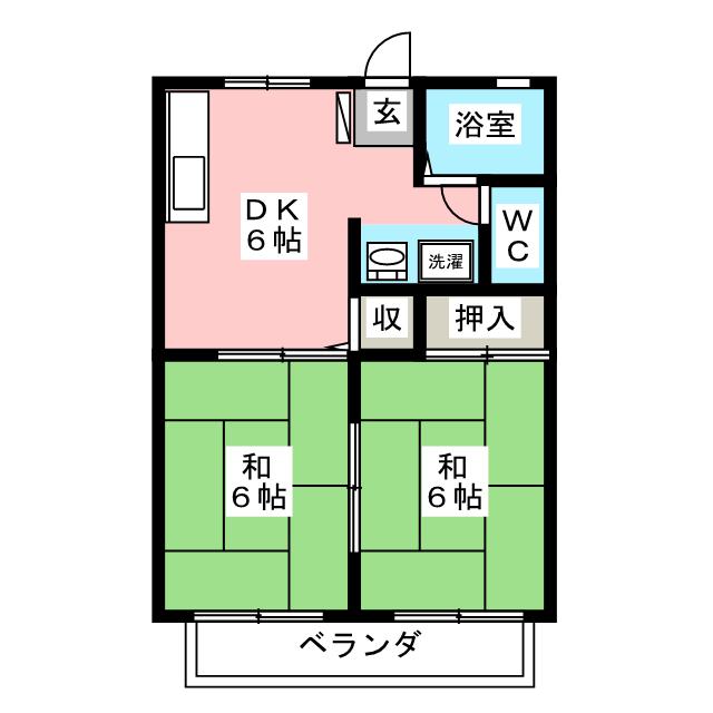 サンシティわたなべの間取り