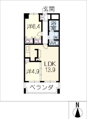 ＳＫ’ＢＵＩＬＤＩＮＧ－１の間取り