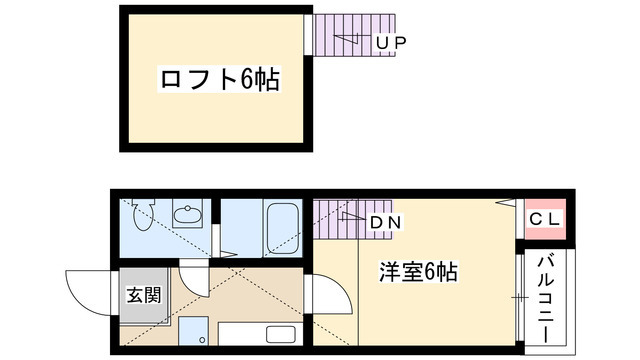 Y・Kハイツの間取り