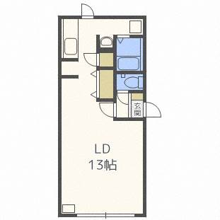 【札幌市北区麻生町のマンションの間取り】