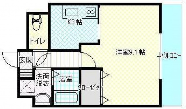 クローバー大町の間取り