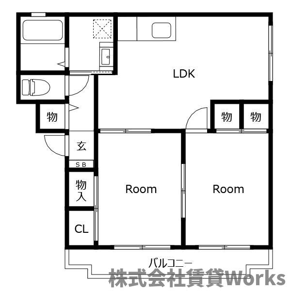 ソシア原の間取り