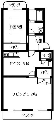 グランドハイツ飛鳥の間取り