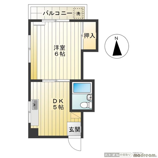【中延山本ビルの間取り】