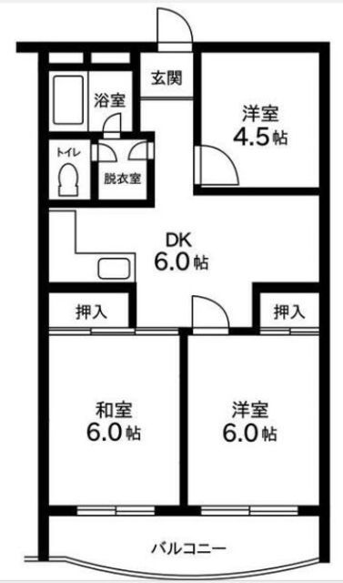 杉並区下井草のマンションの間取り