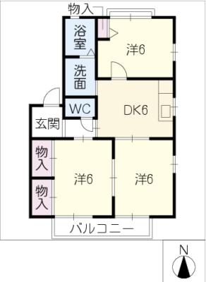 ディアス外神の間取り