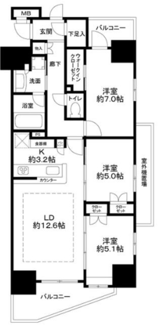 アンビシャス青砥の間取り