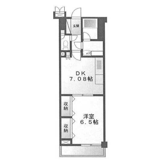 名古屋市千種区自由ケ丘のマンションの間取り