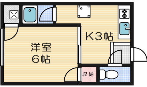 清風マンションの間取り