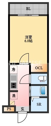 長崎市諏訪町のマンションの間取り