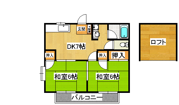 エクセル東船橋Ａの間取り