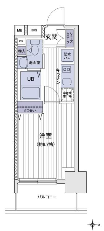 エスティメゾン大島の間取り